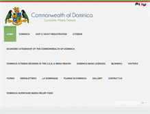 Tablet Screenshot of dominicaconsulategreece.com